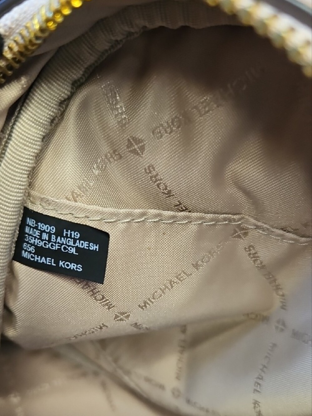 Michael Kors Blush Pink Pebbled Leather Mini Backpack EUC - Picture 10 of 16